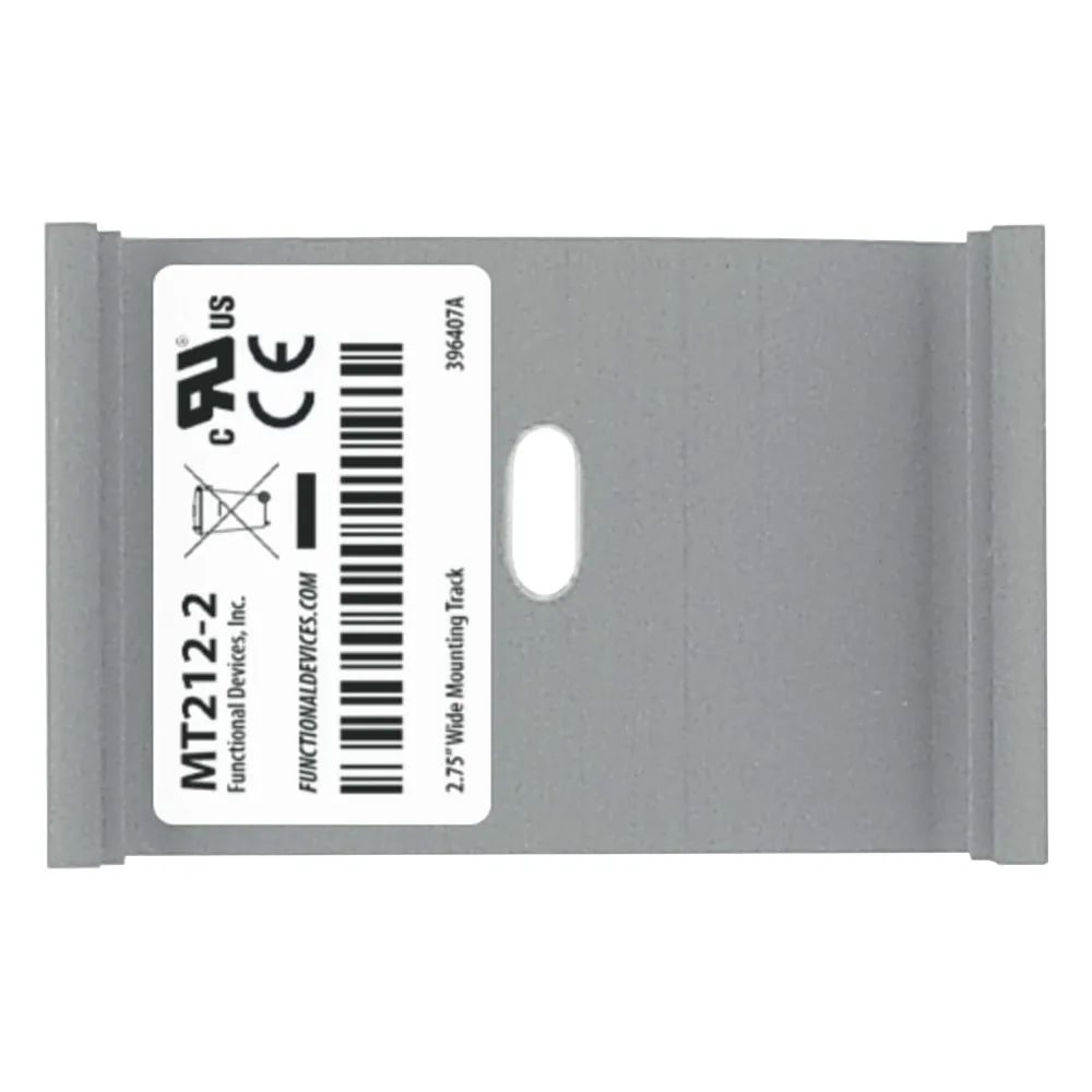 Riel de montaje de 2.75 x 2 pulgadas para relevadores, sensores de corriente y fuentes de poder serie RIB