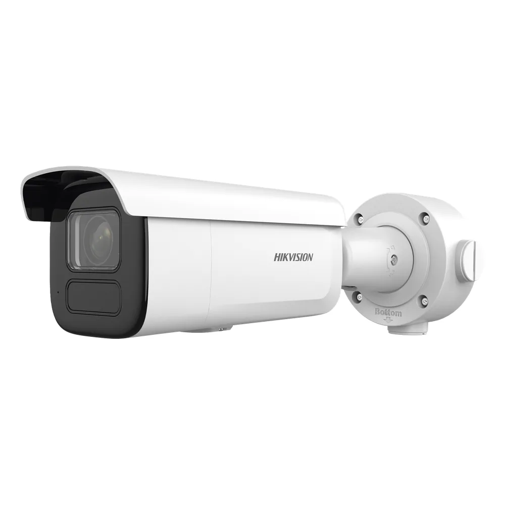 Bala IP 6 Megapixel / Lente Mot. 2.7 a 13.5 mm / 60 mts IR EXIR / Exterior IP67 / IK10 / DARKFIGHTER / PoE+ / Micro SD / Audio y Alarmas I/O / 4 Analíticos: AcuSense, Deteccion Facial, Conteo de Personas por Cruce y Zona