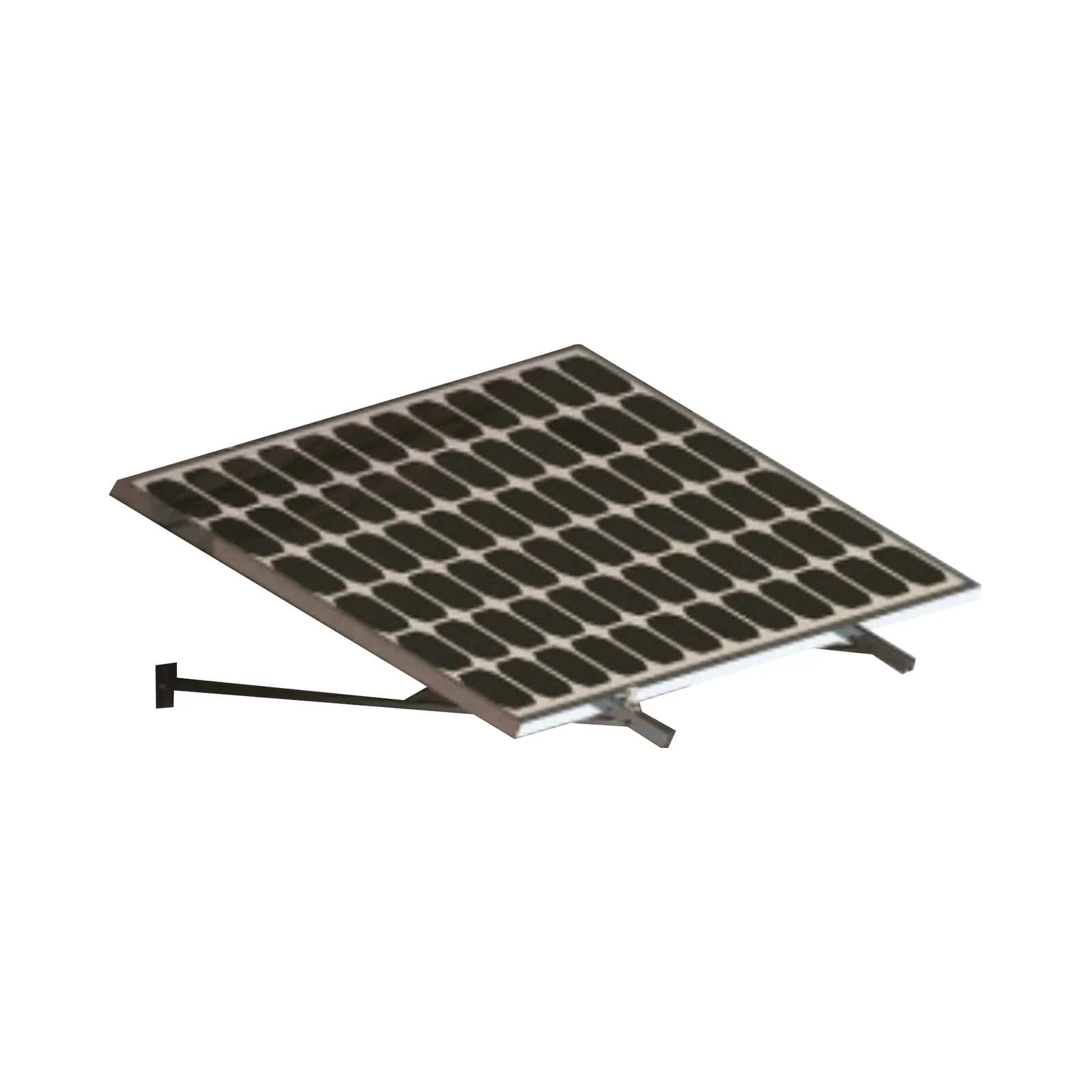 Montaje Para Módulos Solares En Muro Con Espesor De 30-35 mm, Riel 1300mm