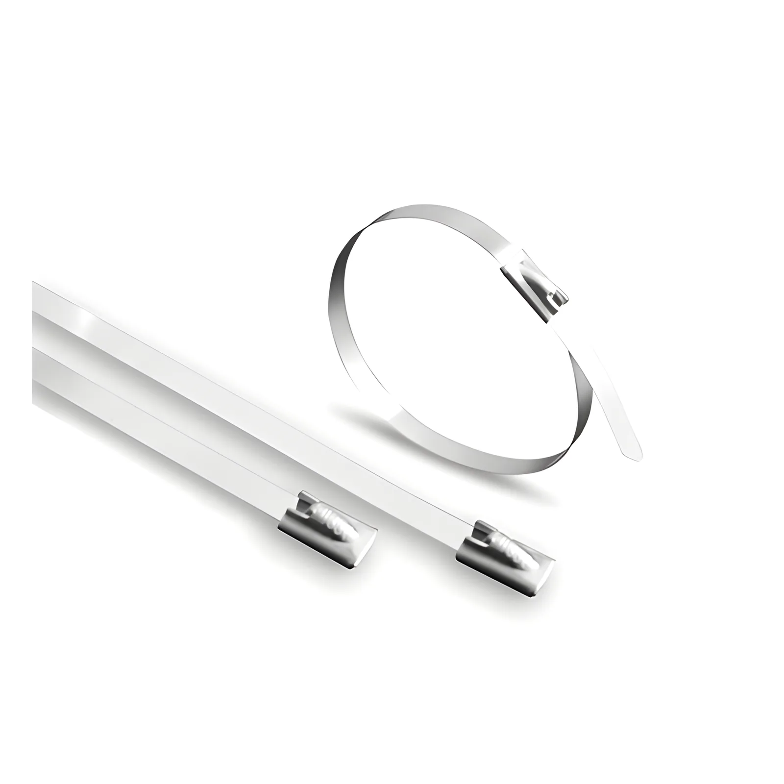 Cincho de Acero Inoxidable, 4.6 x 200 mm (100pzs) (4100-01000)