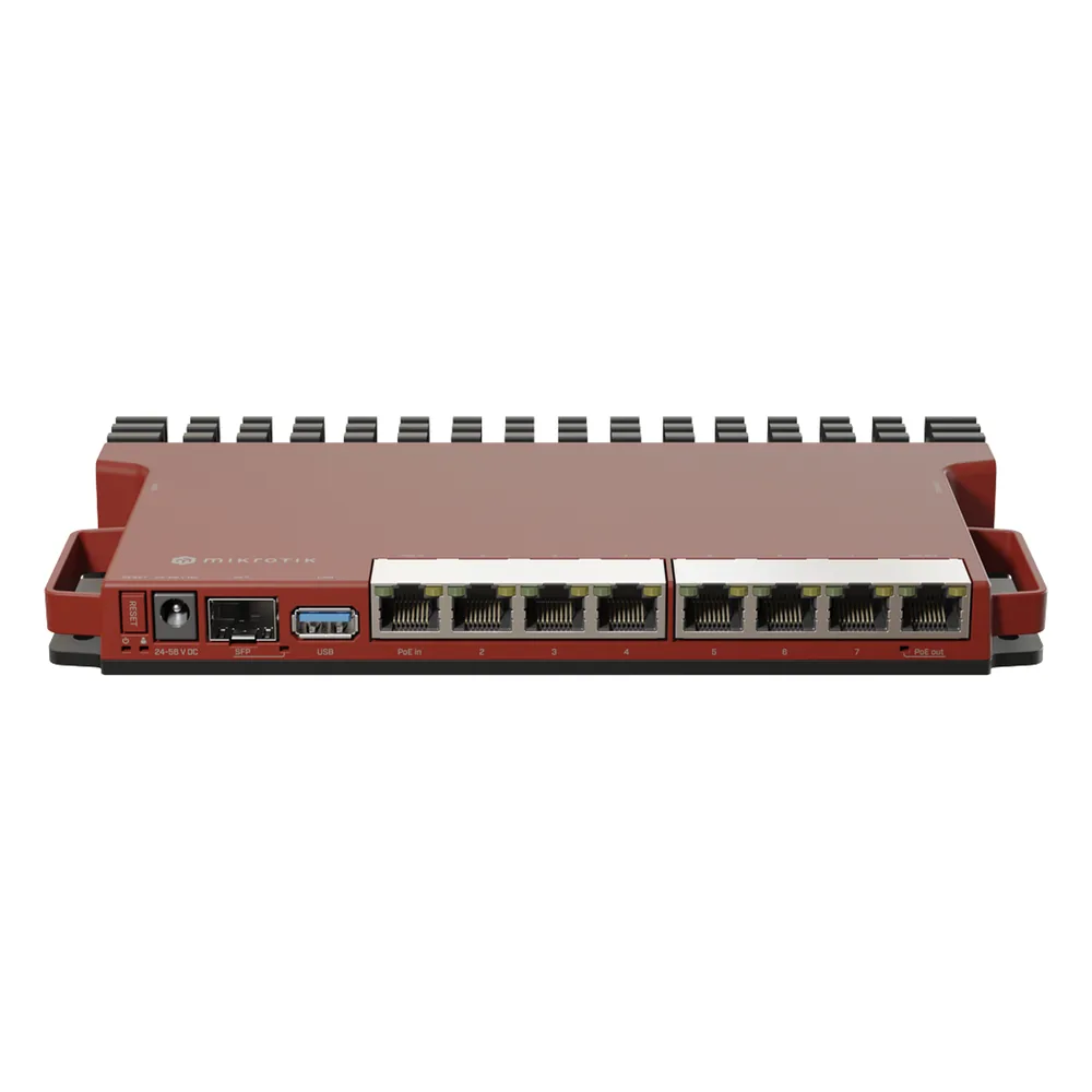 Router con CPU ARM / 8 Puertos GE / SFP 2.5G / montaje 1U