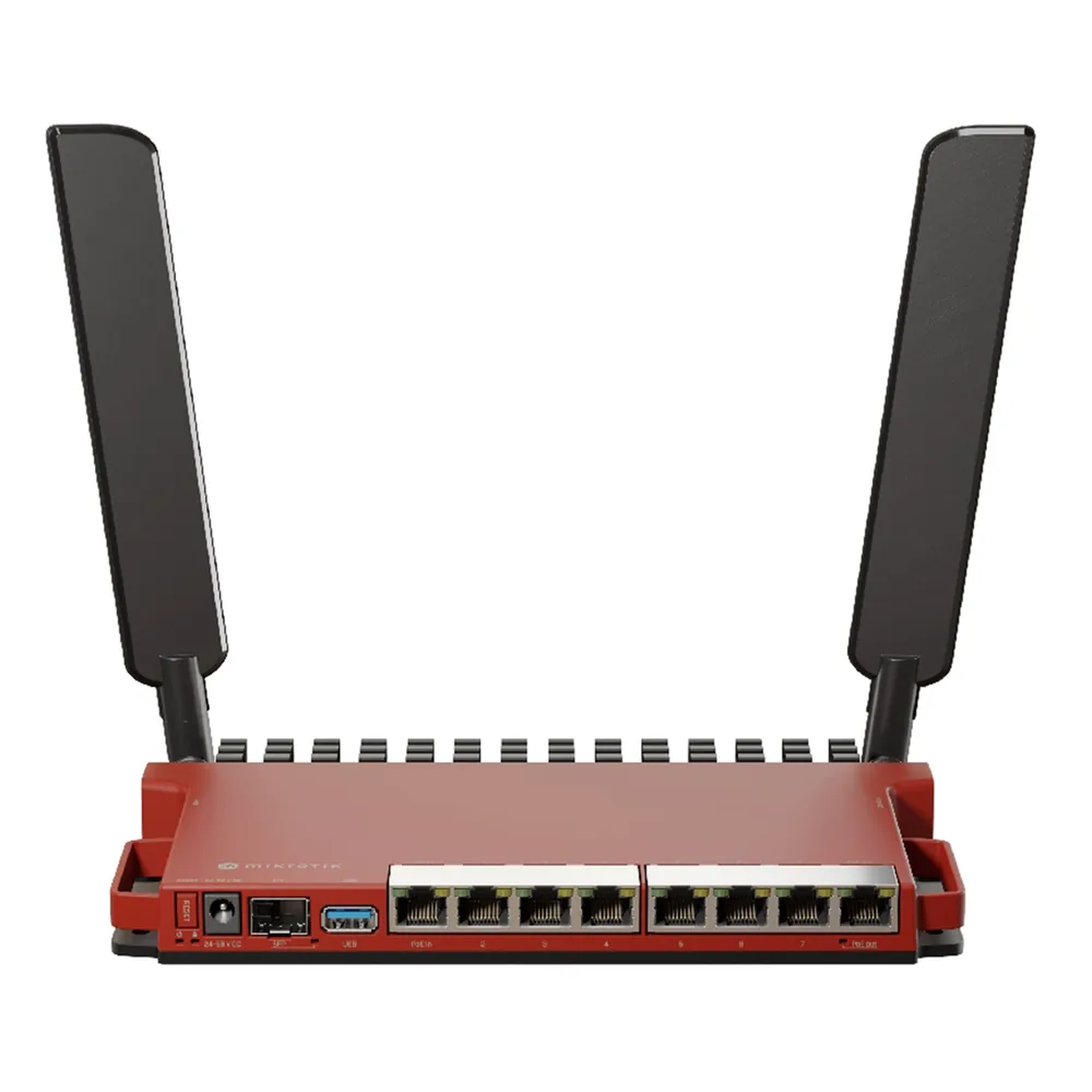 Router inalámbrico 2.4GHz AX / 8 puertos Gigabit / 1 SFP 2.5Gbps/ Soporta contenedores