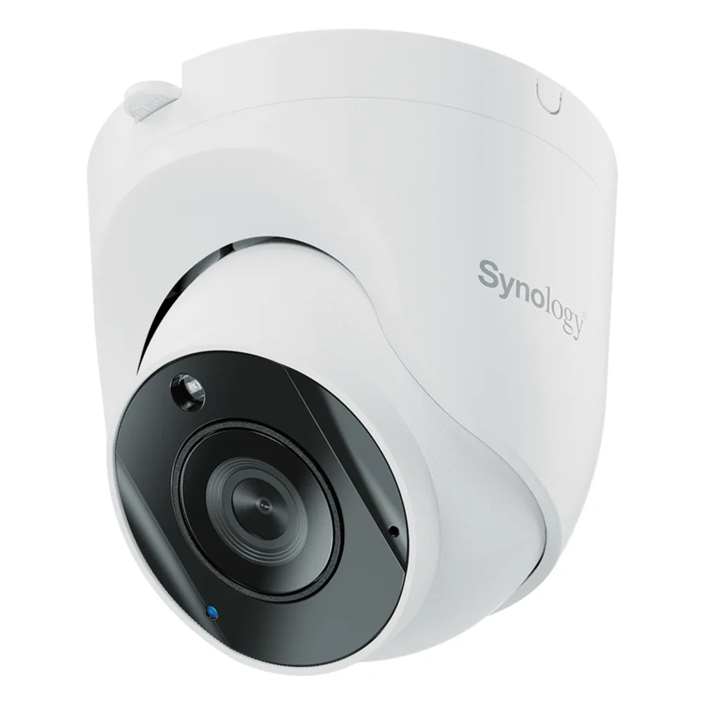 Cámara de Vigilancia TC500 | 5 Megapíxeles (2880x1620) | Lente 2.8 mm (110° H) | Visión Nocturna 30 mts | IP67 | IA para Detección de Personas y Vehículos | Compatible con Surveillance Station | Almacenamiento en mic