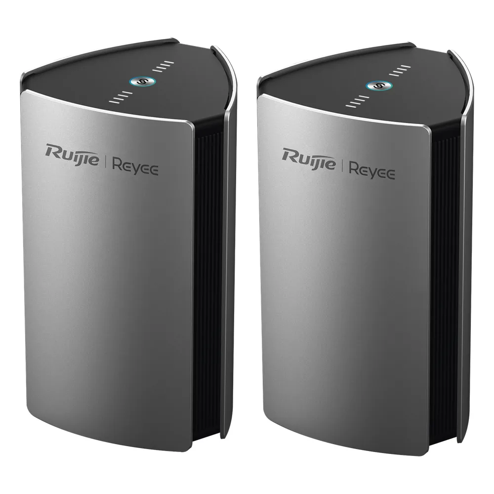 Paquete 2 piezas Home Router inalámbrico MESH WI-FI 6 4x4 doble banda 1 puerto WAN Gigabit y 4 puertos LAN Gigabit