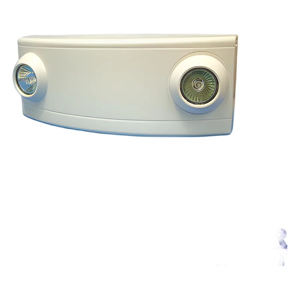 Luz de Emergencia Compacta Tipo Industrial (blanca).