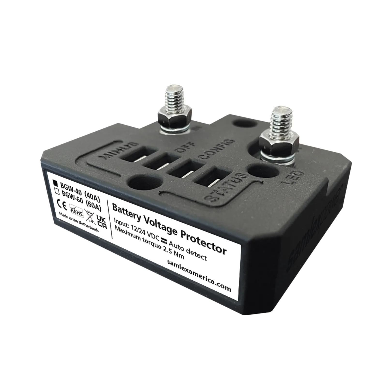Protector de Baterías 12/24V a Prueba de Agua 40 A