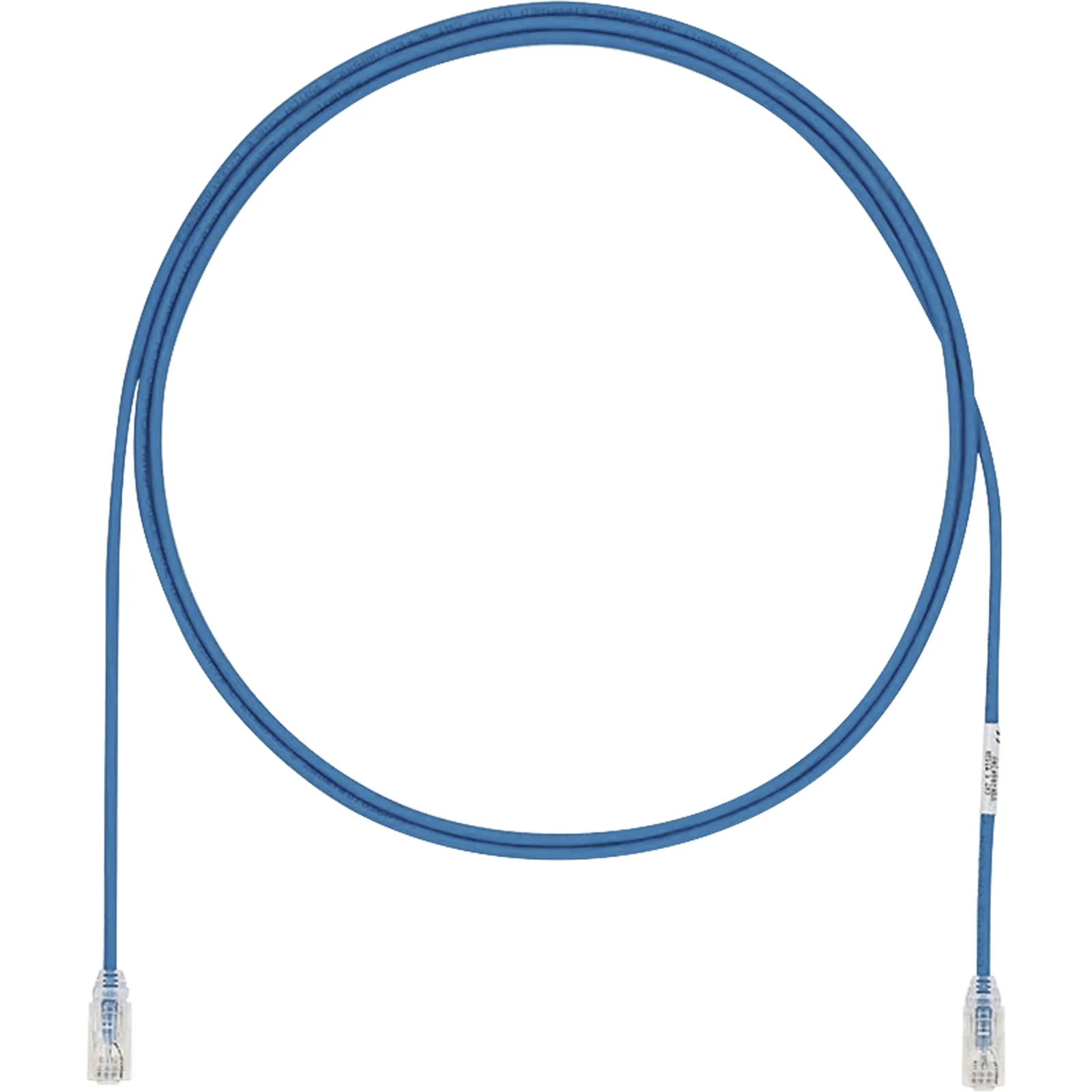 Cable de Parcheo UTP Cat6A, CM/LSZH, Diámetro Reducido (28AWG), Color Azul, 10 Metros (32.81 Pies).