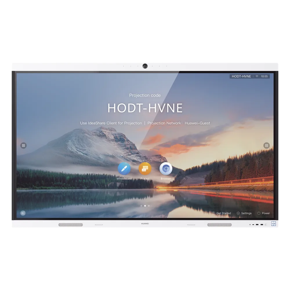 HUAWEI IdeaHub B2, Pantalla interactiva para Colaboración Inteligente, 75", 4K UHD, Android 9, Wi-Fi, blanco Jade.