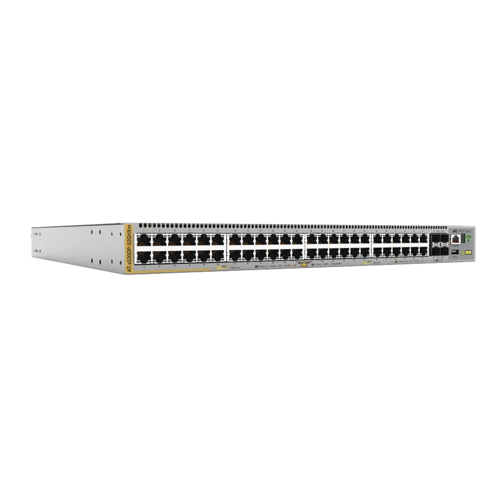 Switch Stack Capa3 40 puertos Gigabit, 8 puertos Miltigigabit 100/1G/2.5G/5G PoE++, Fuente redundante