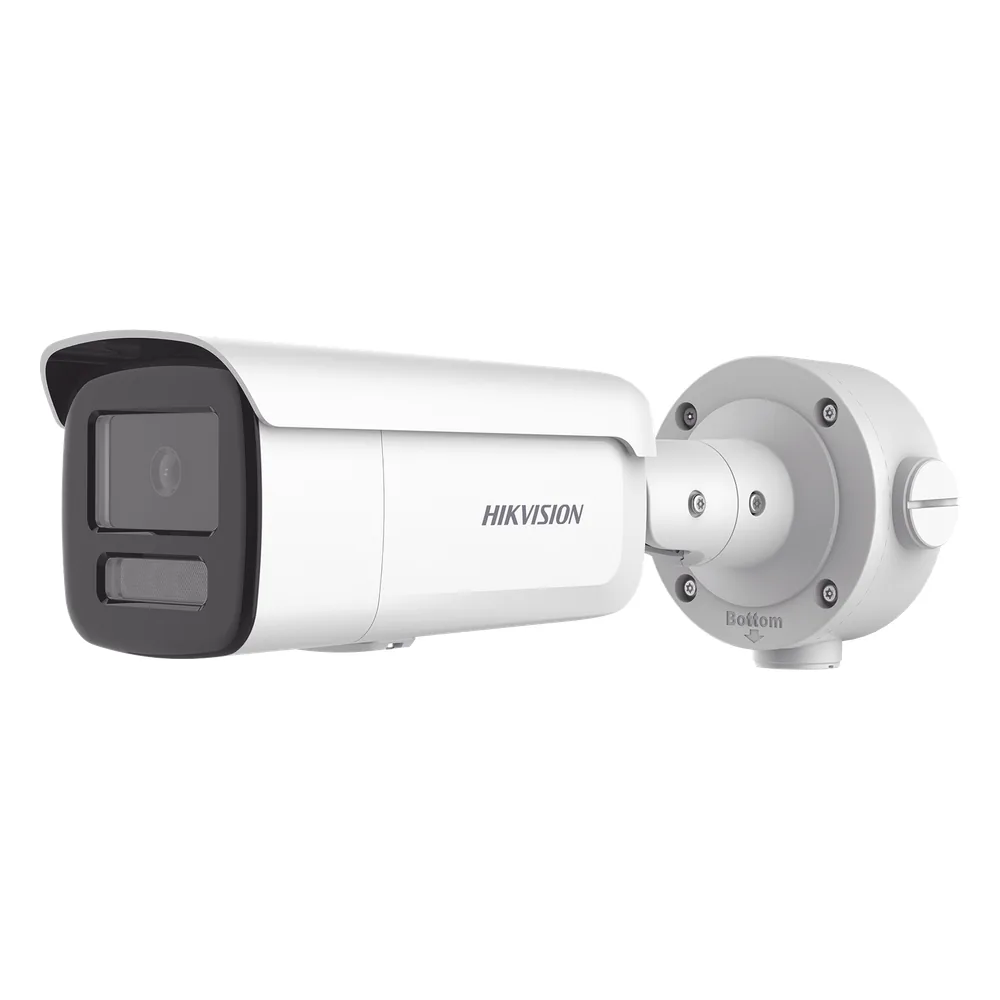 Bala IP 4 Megapixel / Lente 4 mm / Dual Light (60 mts IR + 60 mts Luz Blanca ) / Darkfighter S / Exterior IP67 / WDR 130 dB / 4 Analíticos: AcuSense, Deteccion Facial, Conteo de Personas por Cruce y Zona