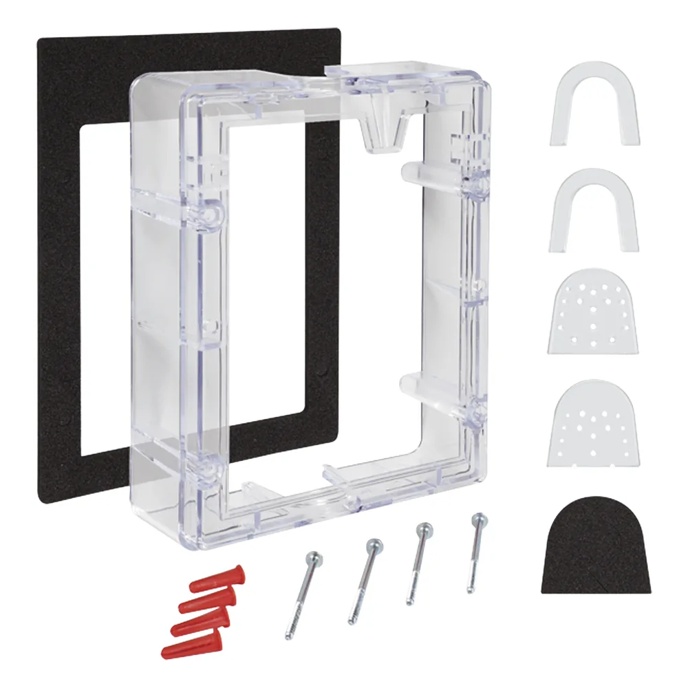 Espaciador de conducto transparente con juntas, para la serie Stopper II®Espaciador de conducto transparente con juntas, para la serie Stopper II®