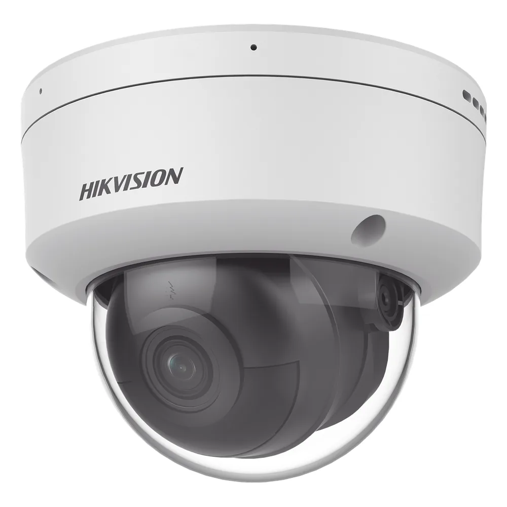 Domo IP 4 Megapixel / Lente 2.8 mm / 40 mts IR / Exterior IP67 / IK10 / Microfono Integrado / DARKFIGHTER / Audio y Alarma I/O / PoE / ONVIF / Micro SD / 4 Analíticos: AcuSense, Detección Facial, Conteo de Personas por Cruce y Zona