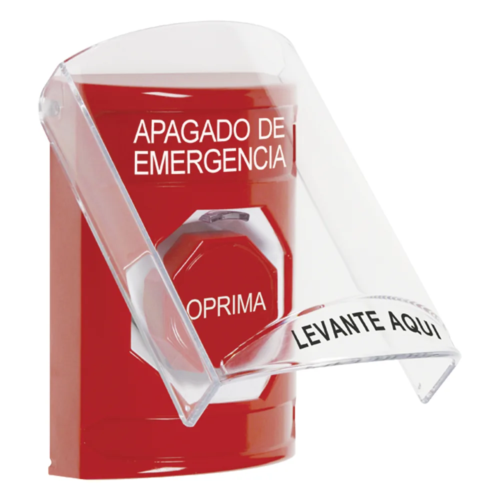 Botón Multipropósito, Apagado De Emergencia, Llave Para Reset, Bocina Integrada, Español, Tapa De Policarbonato, 2 Relevadores NO/NC, Interior