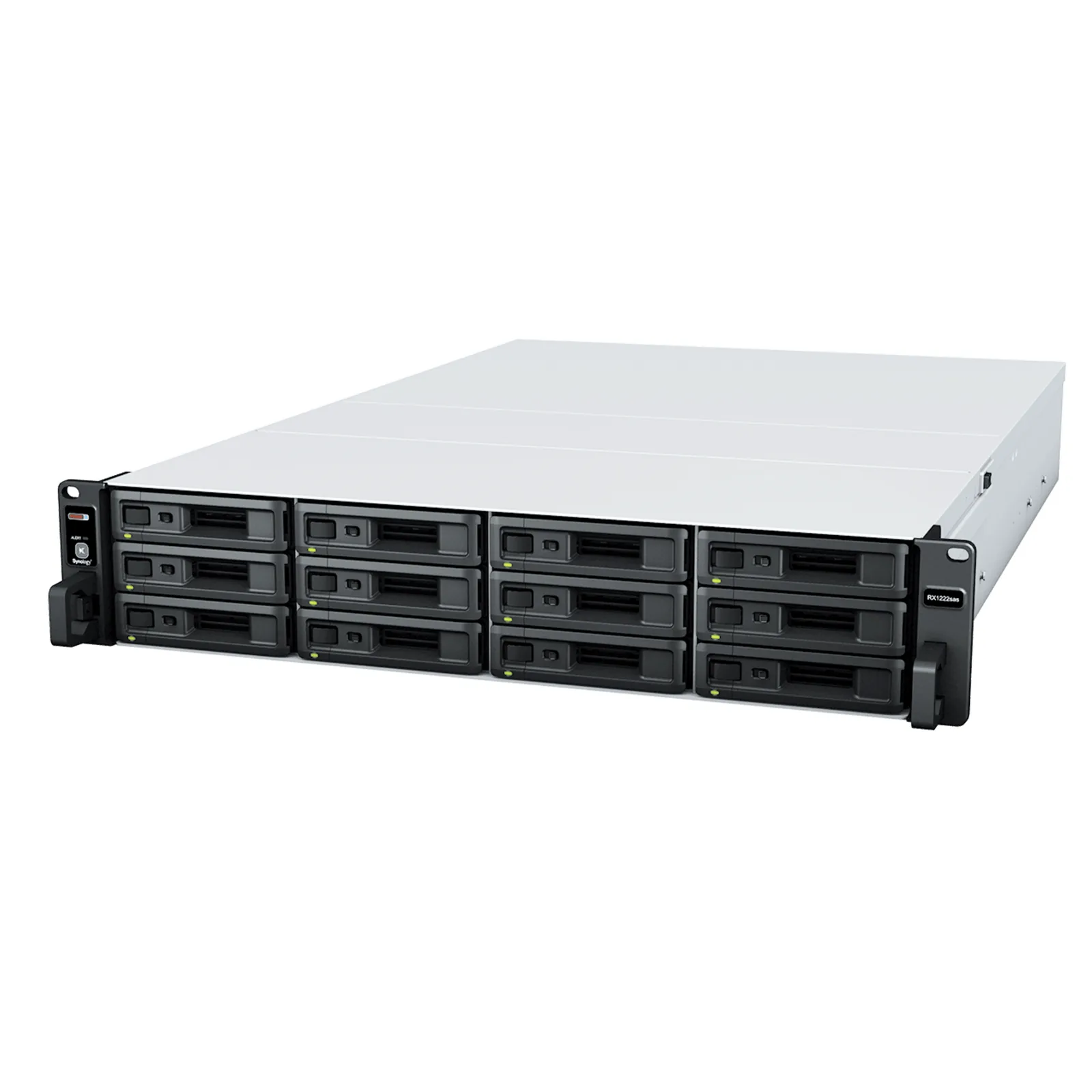 Unidad de Expansión RX1222sas | 12 Bahías SAS/SATA 3.5" o 2.5" | Diseño Redundante | Fuentes de Alimentación Dobles | Compatible con Unidades Synology.