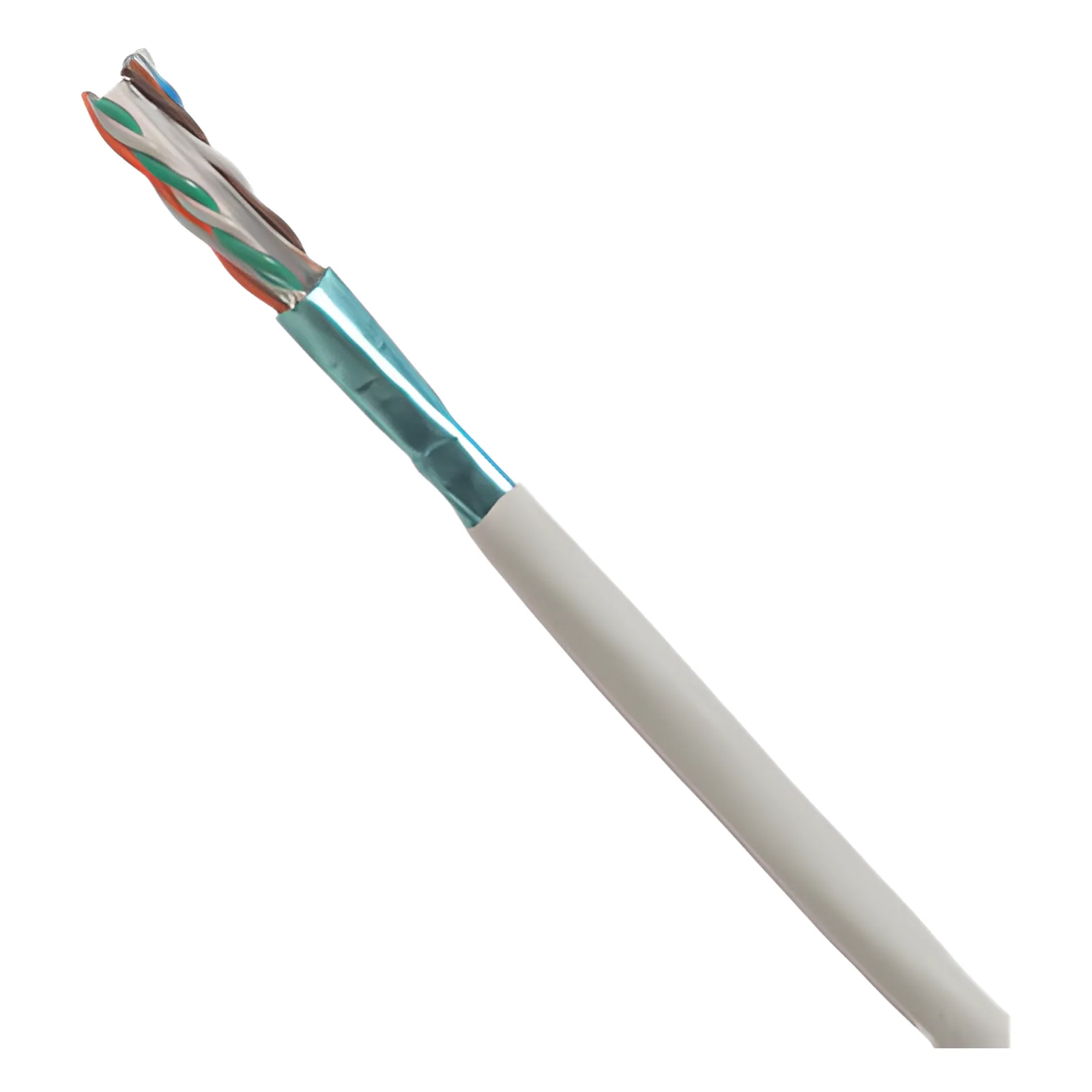 Bobina de Cable UTP de 4 Pares, Vari-MaTriX HD, Cat6A, 23 AWG, LSZH-3 (Libre de Gases Tóxicos), Color Gris, 305 Metros (1000 Pies)