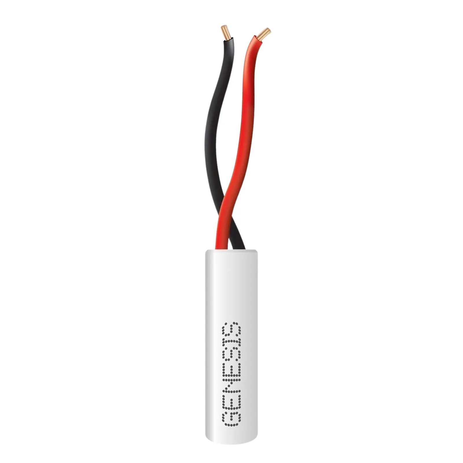 Bobina de 305 m (1000 ft) / Cable para Alarma 2x22 AWG / Riser / Blanco