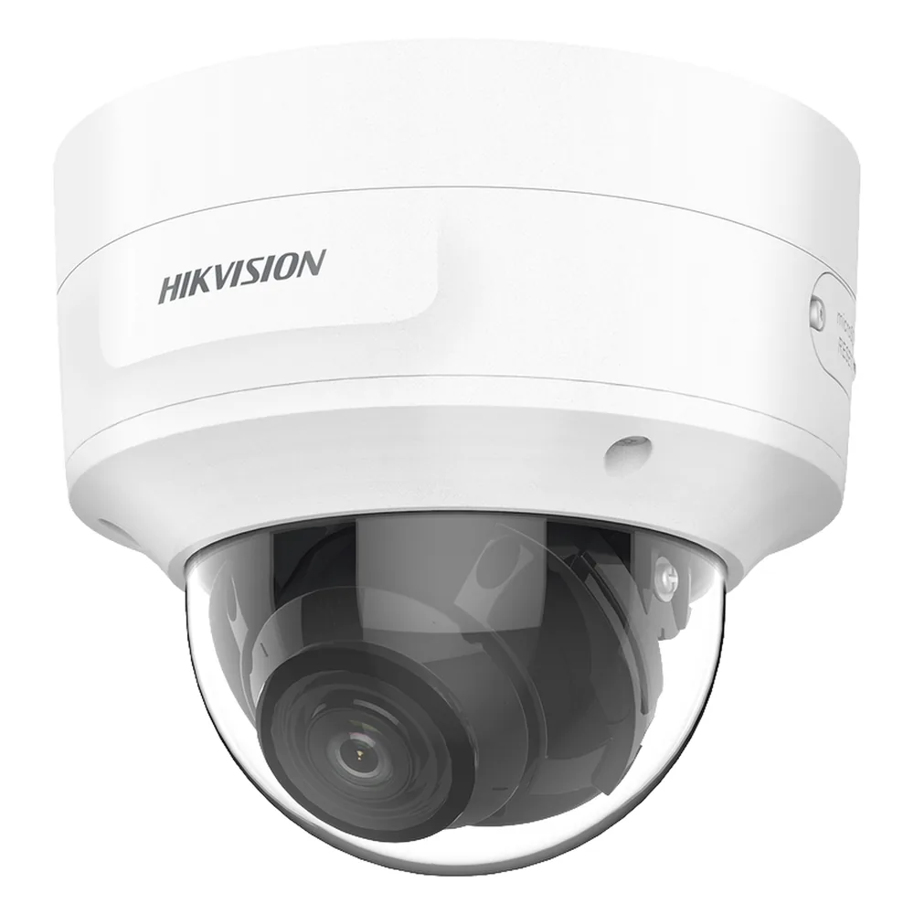 Domo IP 6 Megapixel / Lente Mot. 2.7 a 13.5 mm / 40 mts IR EXIR / Conteo de Personas / Captura Facial / IP67 / IK10 / WDR 120 dB / PoE+ / Alarmas y Audio I/O / ACUSENSE / Micro SD / DarkFighter