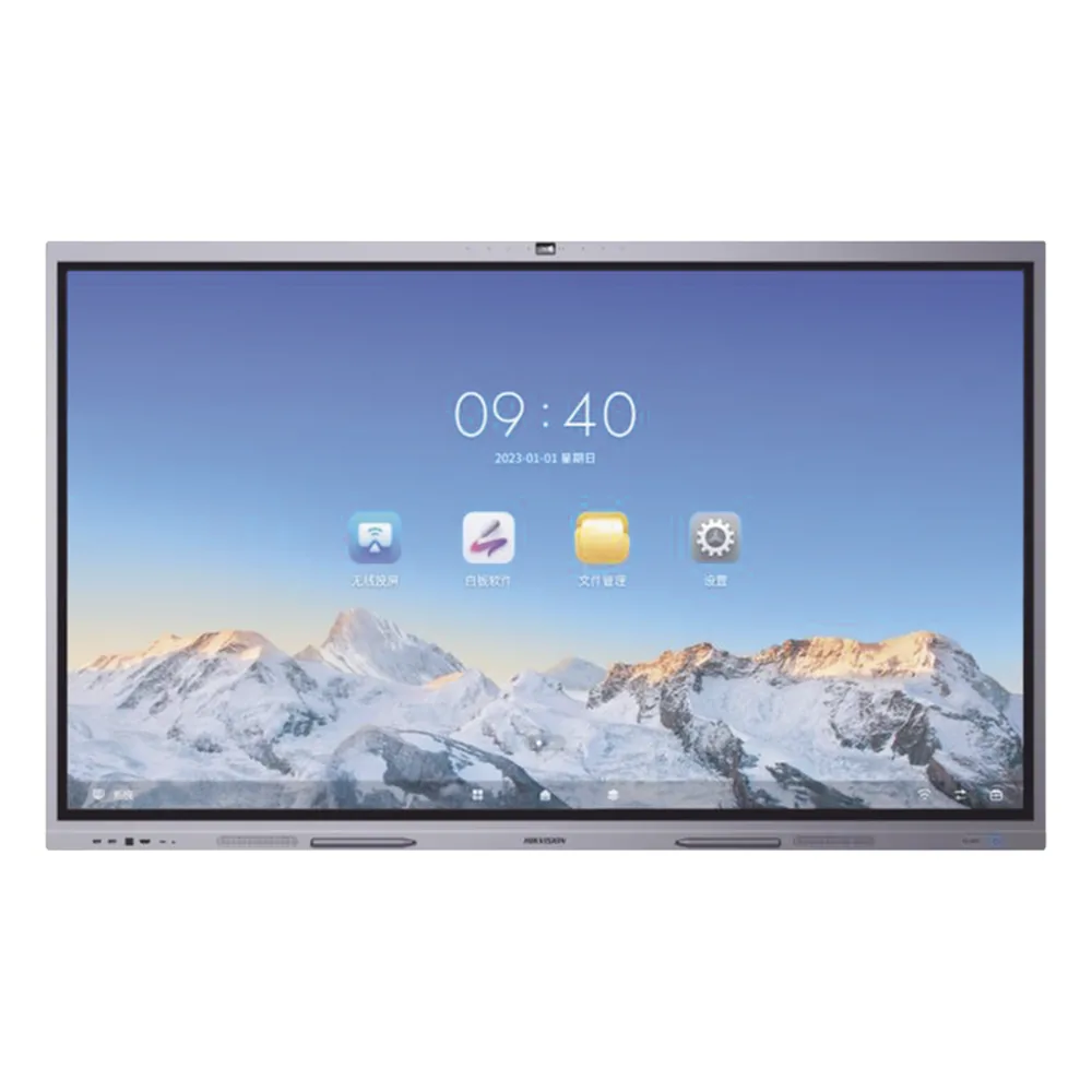 Pantalla Interactiva Touch de 65" Android 13 (Actualizable a Android 14) / Cámara Web 8 MP / Resolución 4K / Bocinas Integradas / Entradas HDMI y VGA / Incluye 2 Lápices para Escribir