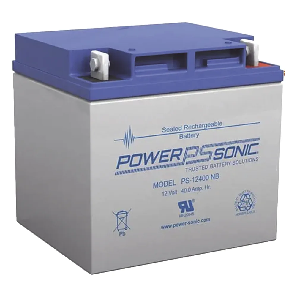 Batería 12V, 40AH, Para Respaldo, Tecnologías AGM/VRLA, 5 Años Vida Útil, Terminales T6, Reconocida UL