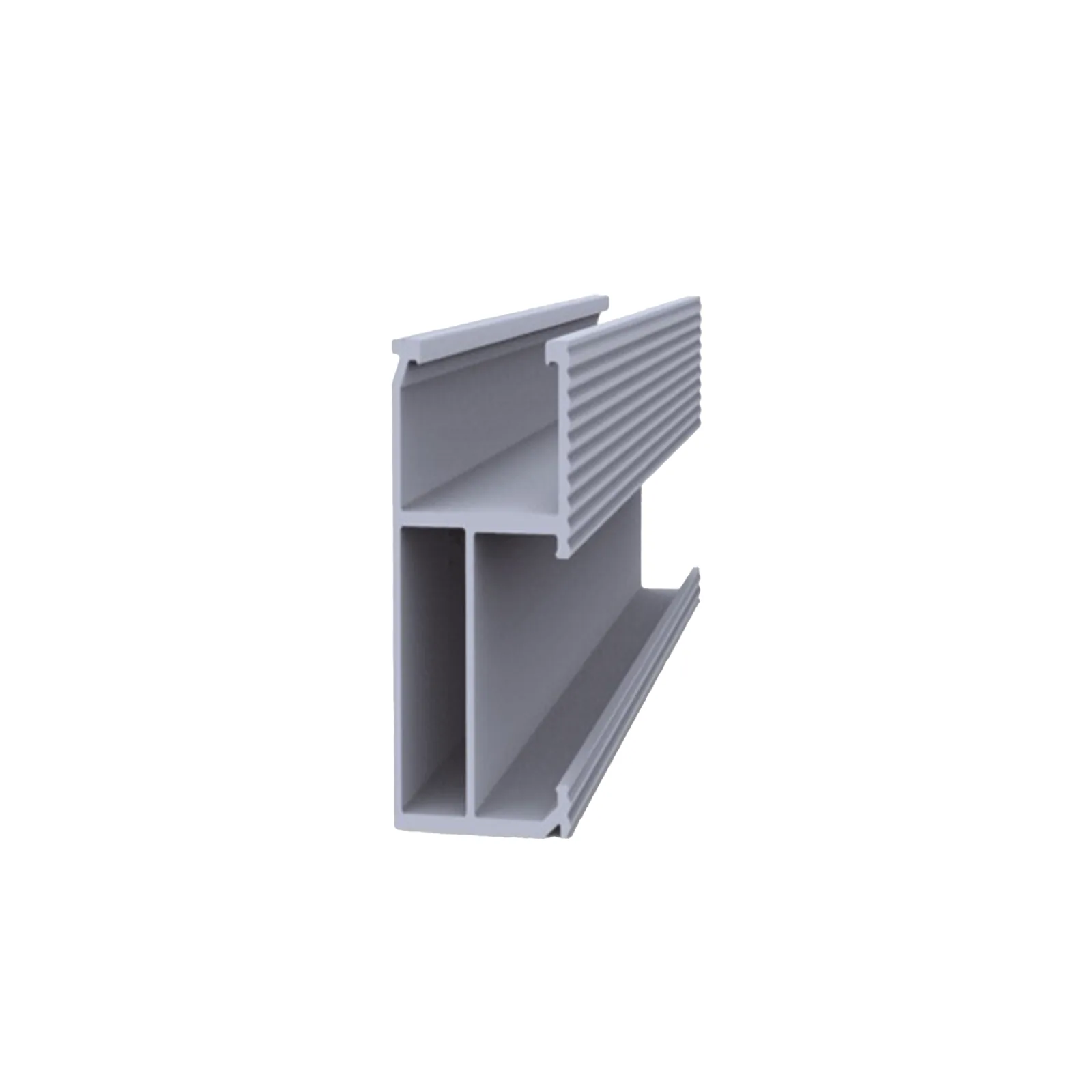 Riel 5 para montaje de módulos fotovoltaicos de aluminio anodizado de 2700mm.