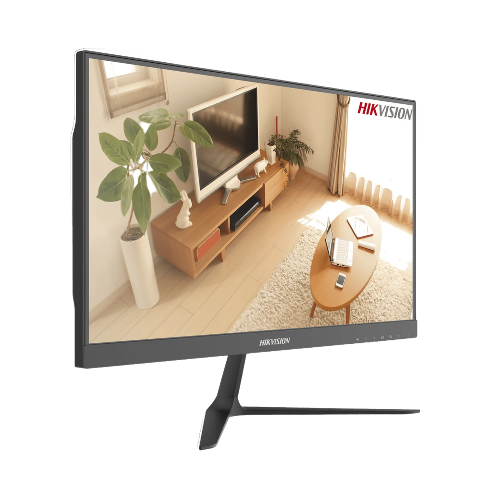 Monitor VA LED Full HD (1920 X 1080) de 23.8" / Ideal para CCTV, Oficina y Hogar / Entrada HDMI-VGA / Montaje VESA (100 X 100) / Uso 24/7 / Backlight E-LED / Ultra Delgado