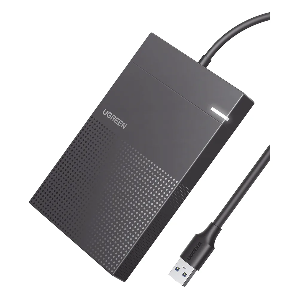Carcasa de Disco Duro 2.5'' (Enclosure) | Adecuado para HDD y SSD de 2.5” | Chip Inteligente | UASP & TRIM | Led Indicador | ABS | Hibernación Automática | Compatible con SATA I II III, HDD, SSD de hasta 6TB.