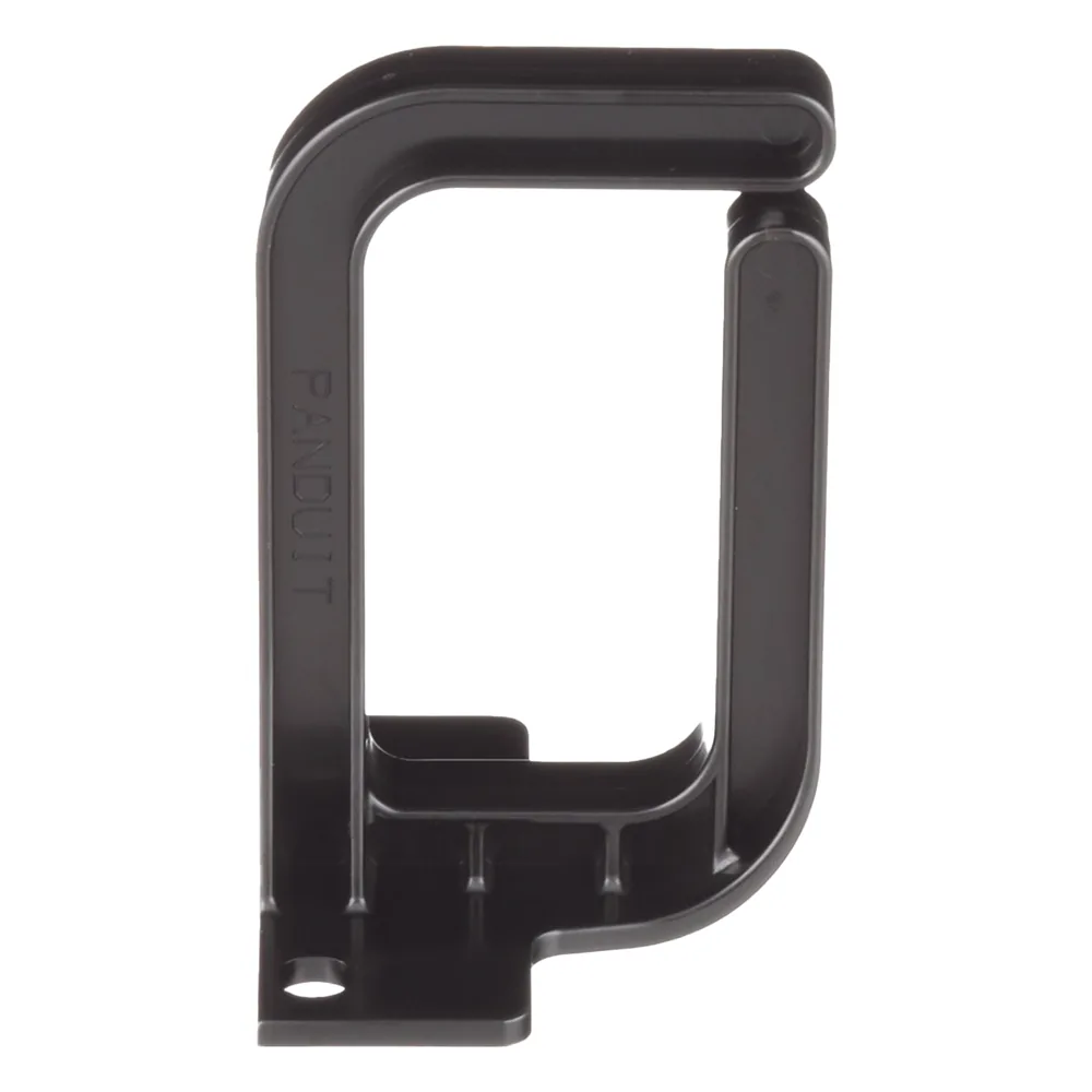 Anillo Tipo D Vertical, Para Gabinetes de Telecomunicaciones, 1 UR, Color Negro