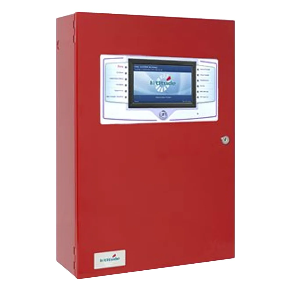 Panel De Detección Incendio Modular Direccionable, C/2 lazos SLC, Expandible hasta 8 Lazos SLC, En Inglés, Fuente 10.25A a 115V Voltaje Automático, Color Rojo, Serie FireNET L@titude (0101-01420)