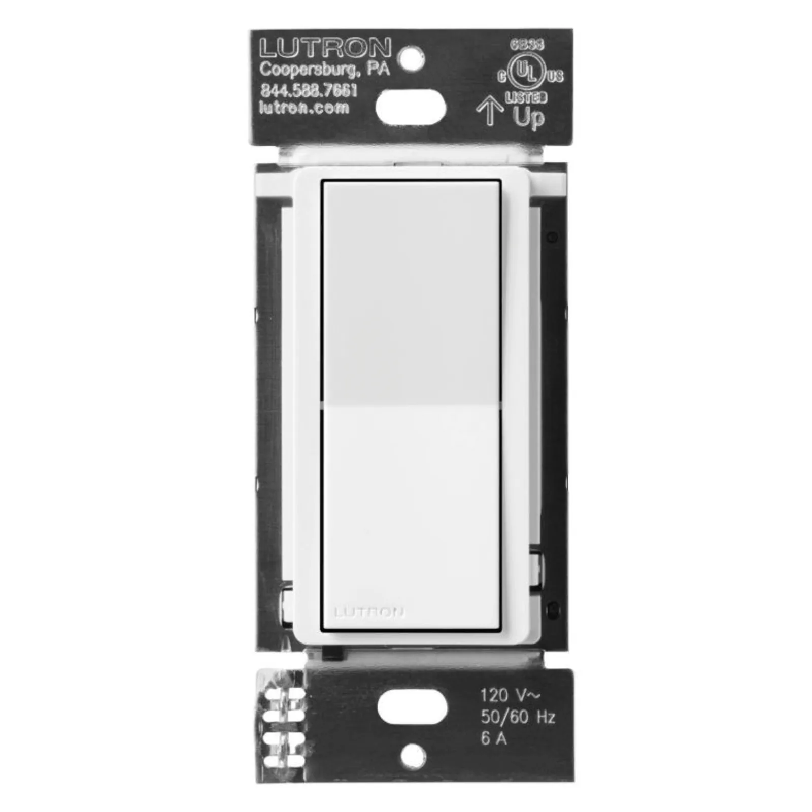 Interruptor auxiliar cableado Caseta para control multiubicación con atenuador Diva o interruptor Claro inteligente, blanco