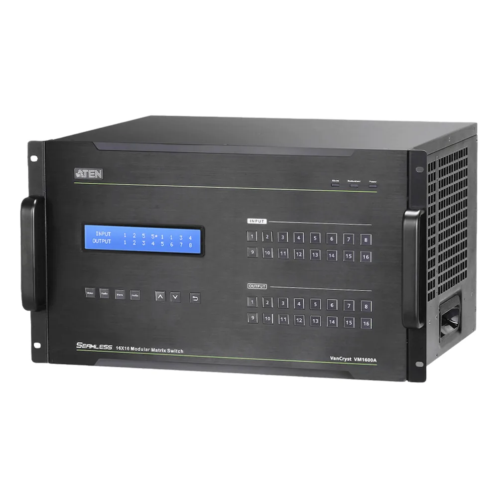 Matriz de Conmutación HDMI | 16 Entradas x 16 Salidas | Solución Modular | Múltiples Métodos de Control