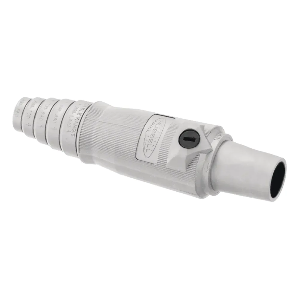 Conector Hembra Unipolar de 400 A 600 V CA/CC / Grado Industrial / Tornillos de fijación dobles/ Color Blanco.