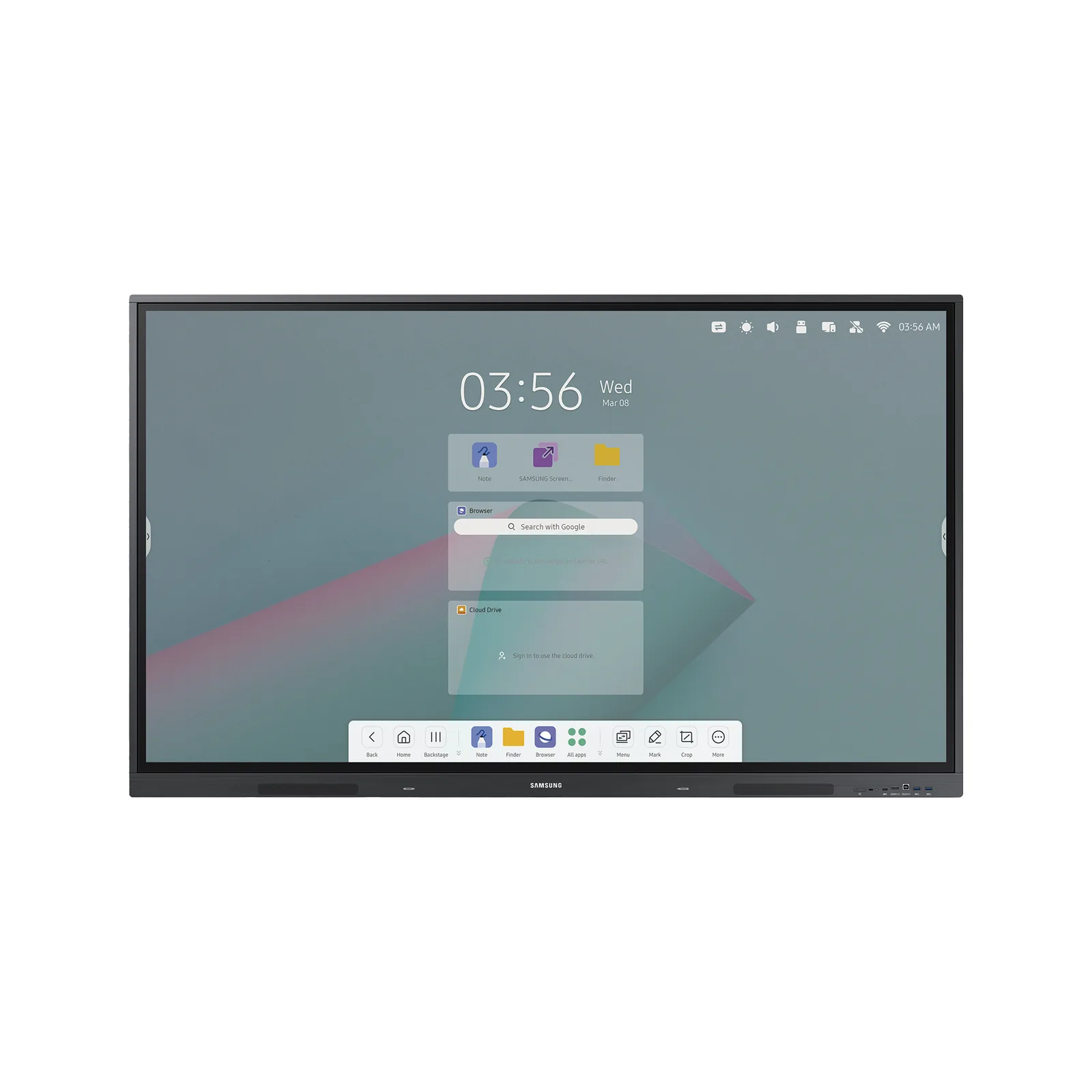 Pantalla tactil interactiva 65" Android 11 / Touch tipo IR / UHD / 350 nits / HDMI / USB / USB-C / WIFI / RJ45