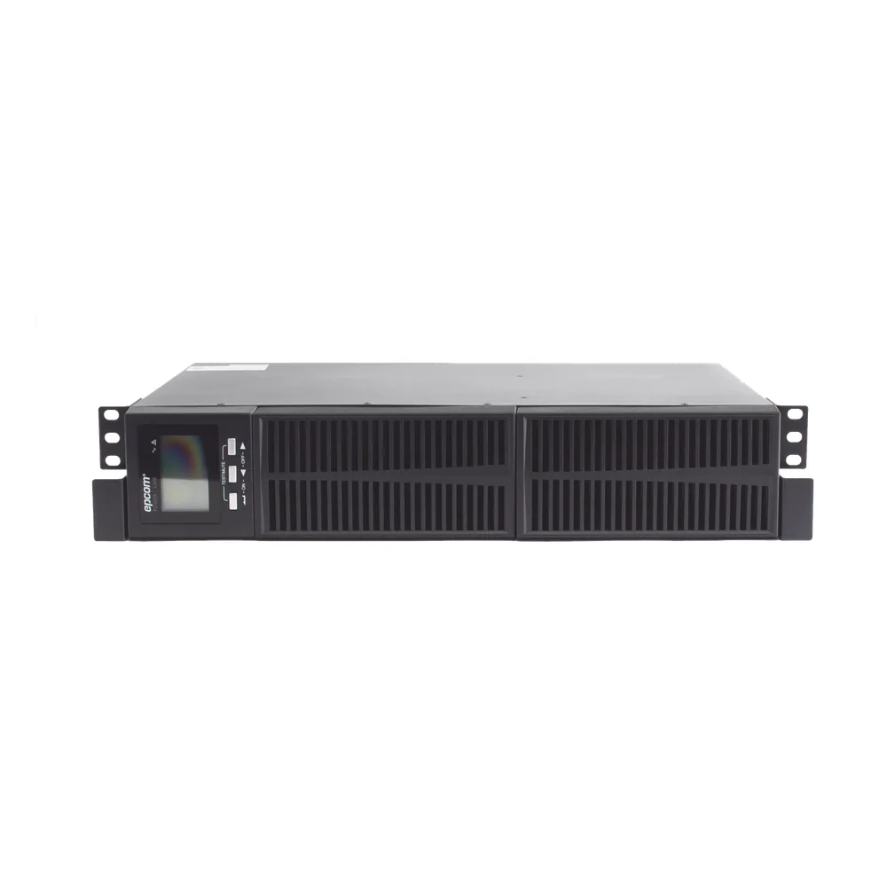 UPS de 1000VA/900W / Topología On-Line Doble Conversión / Entrada y Salida de 120 Vca / Clavija de Entrada NEMA 5-15P / Pantalla LCD Configurable /Formato Rack/Torre
