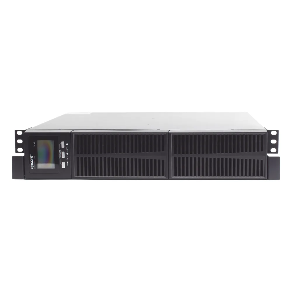 UPS de 2000VA/1800W / Topología On-Line Doble Conversión / Entrada y Salida de 120 Vca / Clavija de Entrada NEMA 5-20P / Pantalla LCD Configurable / Formato Rack/Torre