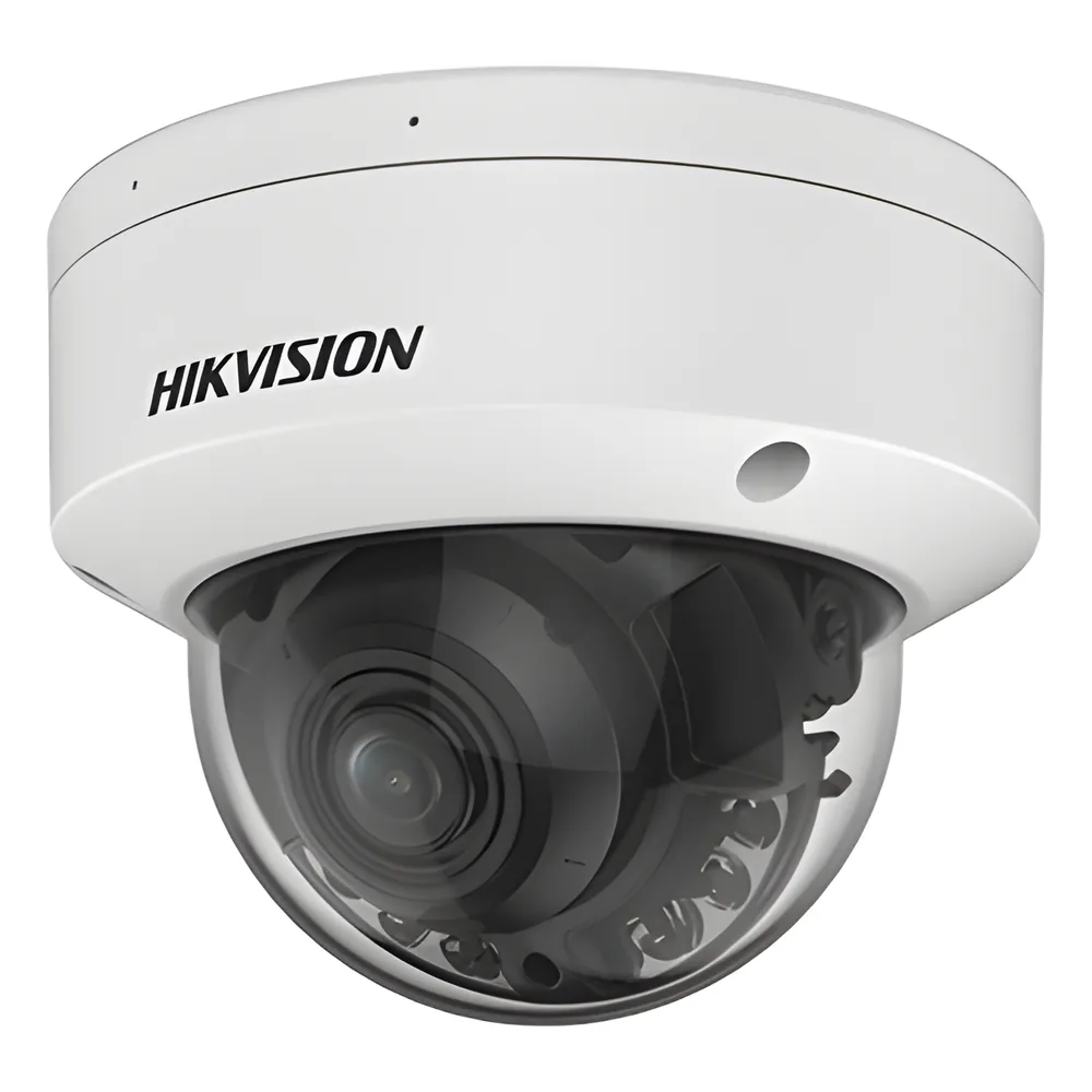 Domo IP 4 Megapixel / Lente Motorizado 2.7 - 13.5 mm / Dual Light (40 mts IR + 40 mts Luz Blanca ) / Exterior IP67 / WDR 130 dB / PoE + / AcuSense / MicroSD