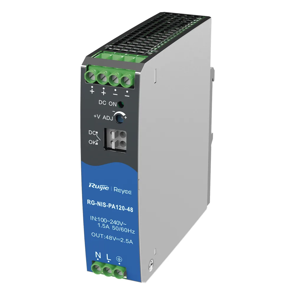 Fuente de Alimentación AC/DC 120W DIN-RAIL para Switch Industrial