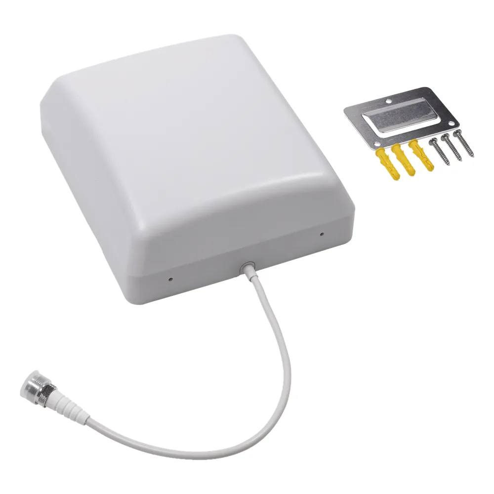 Antena Tipo Panel Multibanda 600-960 MHz/ 1425-4700 MHz. Para interior. Especial para amplificadores y dispositivos celulares Multi-tecnología.