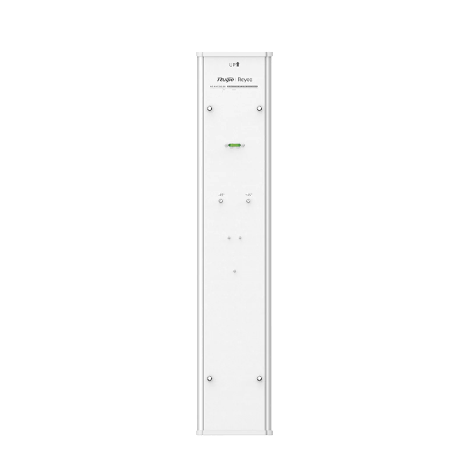 Antena Sectorial de 90° AirMetro con 20 dBi en Banda 5Ghz (5150-5850 Mhz) Slant 45° Compatibilidad Multi-Marca para enlaces Multipunto, Conectores SMA Hembra Inverso.