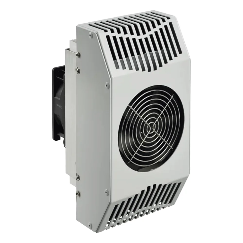 Enfriador Termoeléctrico Para Interior/Exterior, Uso en Gabinetes de Telecomunicaciones, 321 BTU, 24 Vcd, de Acero Galvanizado, Color Gris