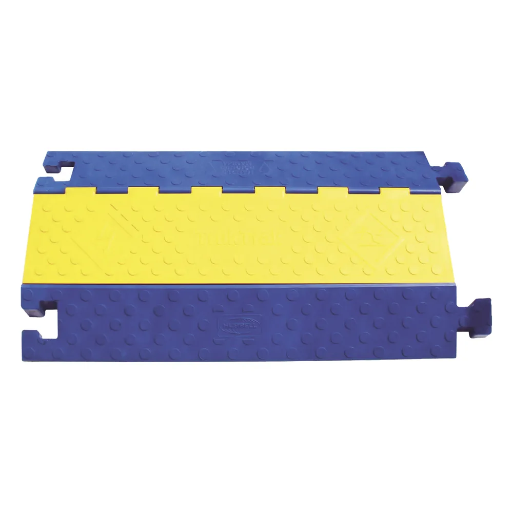 Gestión de Cableado Kellems / Truk Trak de 3 Canales / Color Azul y Amarillo
