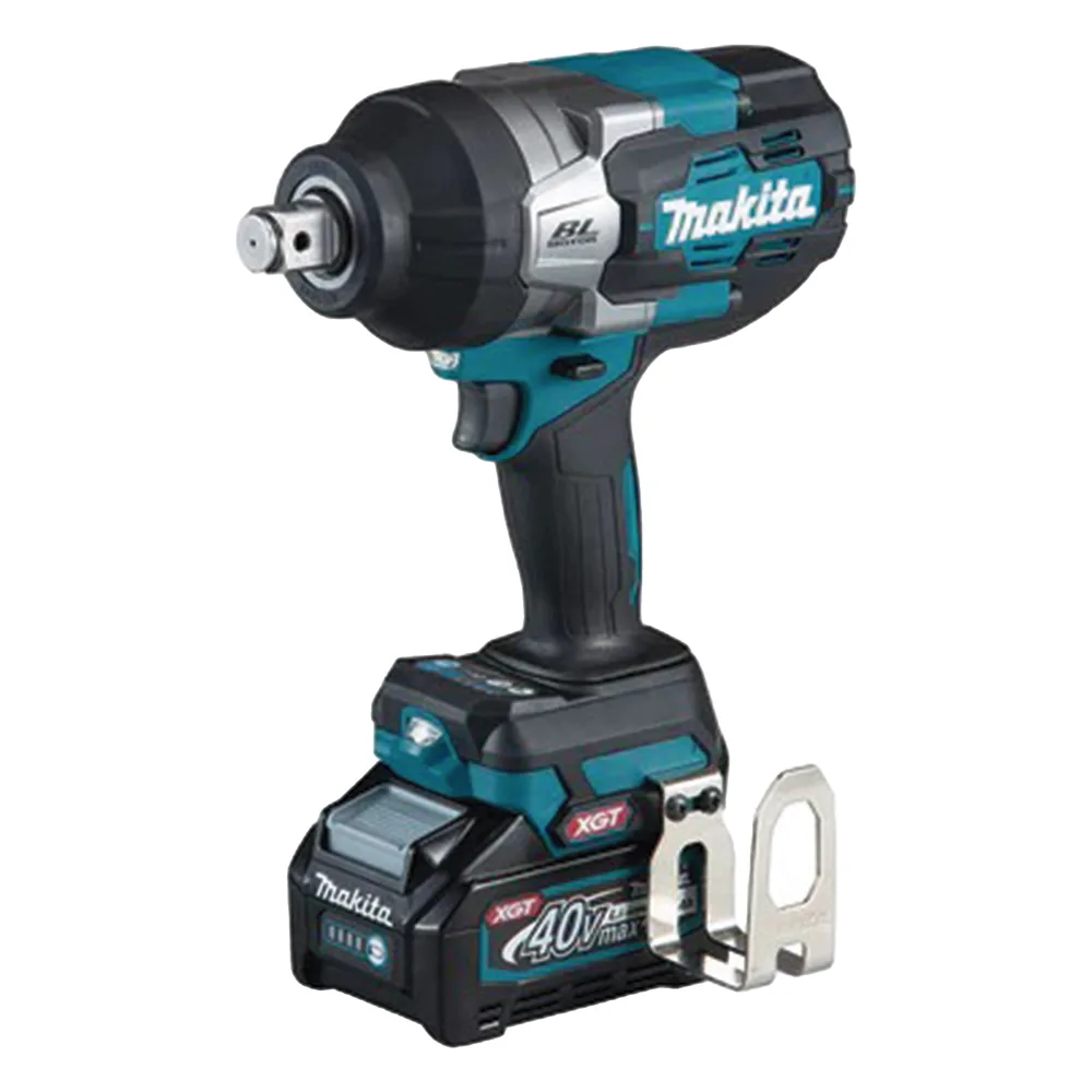Llave de Impacto BL con Cuadro de 1/2", 4 Velocidades eléctricas, Incluye 2 baterías Li-ION de 40 V, cargador rápido y maletín Makpac.