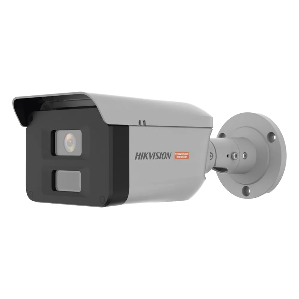 Bala IP 4 Megapixel / Lente 2.8 mm / Polimero Anticorrosivo (Ideal para Zonas Costeras o Alta Salinidad) / ColorVu / 40 Metros Luz Blanca / WDR 120 dB / Exterior IP68 / ONVIF / C5-M / NEMA 4X