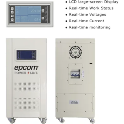 Regulador de Voltaje Industrial Trifásico 15 kVA/12 kW 220/110 V / Entrada 220 ±20% Vca / Estabilización de ±2%