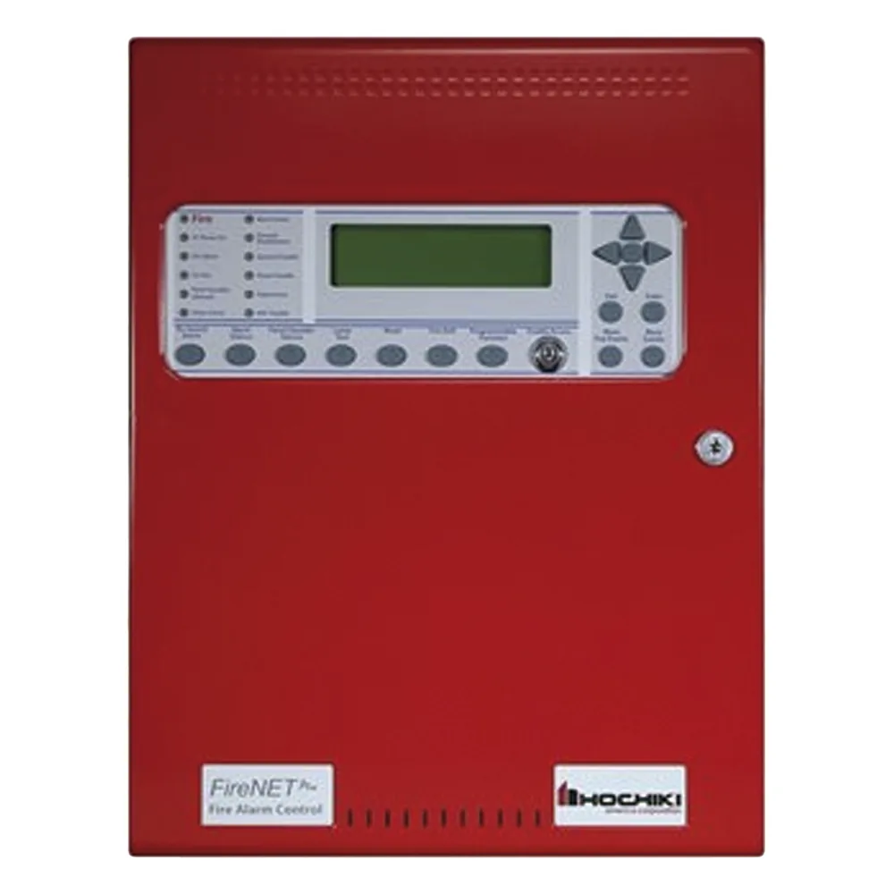 Panel De Detección De Incendio, Direccionable, 1 Lazo SLC, 127 puntos/bases sonoras por lazo, En Español, No Dialer, No Tarjeta Red, No Expandible, Color Rojo, Estandar, 120V, Serie FireNET Plus® (0100-16262)