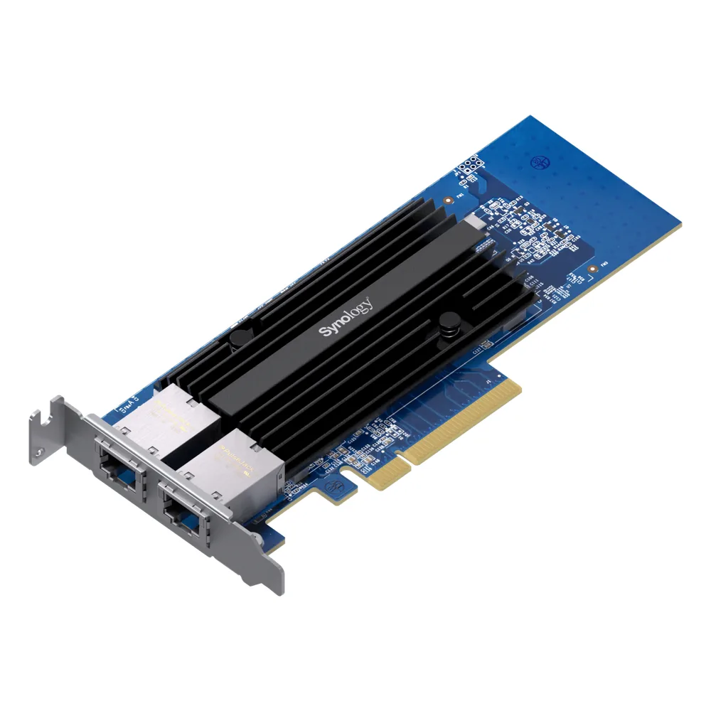 Adaptador de Red Synology E10G30-T2 | Doble Puerto 10 GbE | PCIe 3.0 x8 | Compatible con Synology | Link Aggregation.