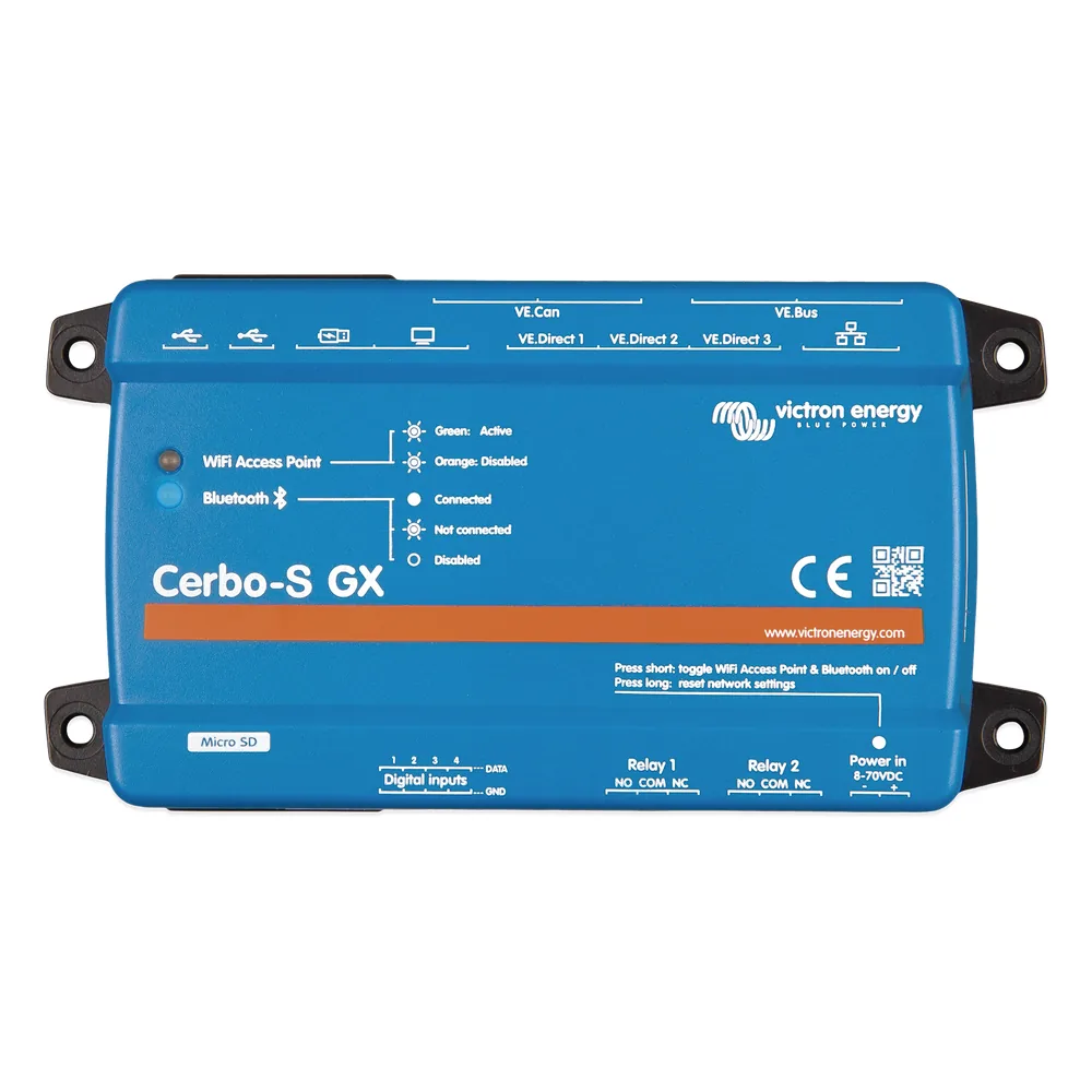 Cerbo-S GX / Centro de comunicaciones / Monitoreo Remoto para Sistemas Victron