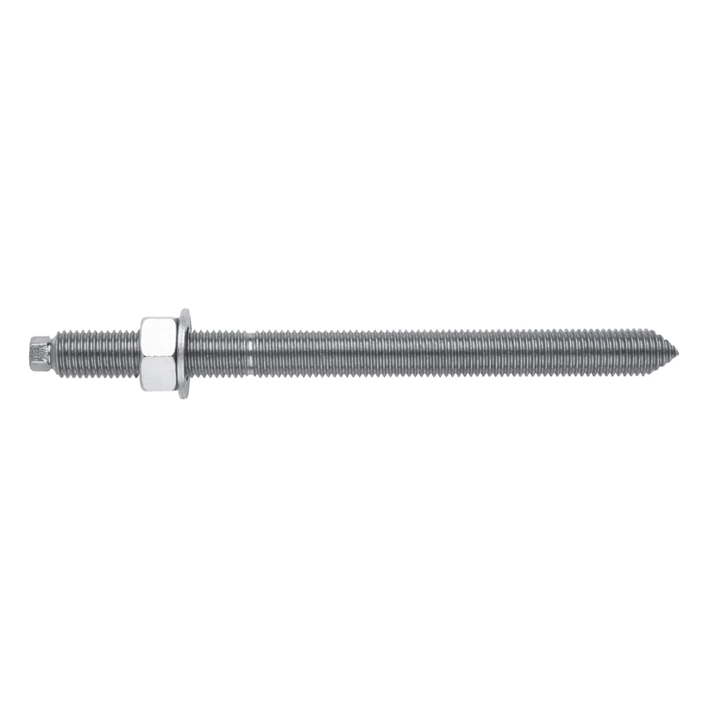 Esparrago químico galvanizado 8 x 110 mm.