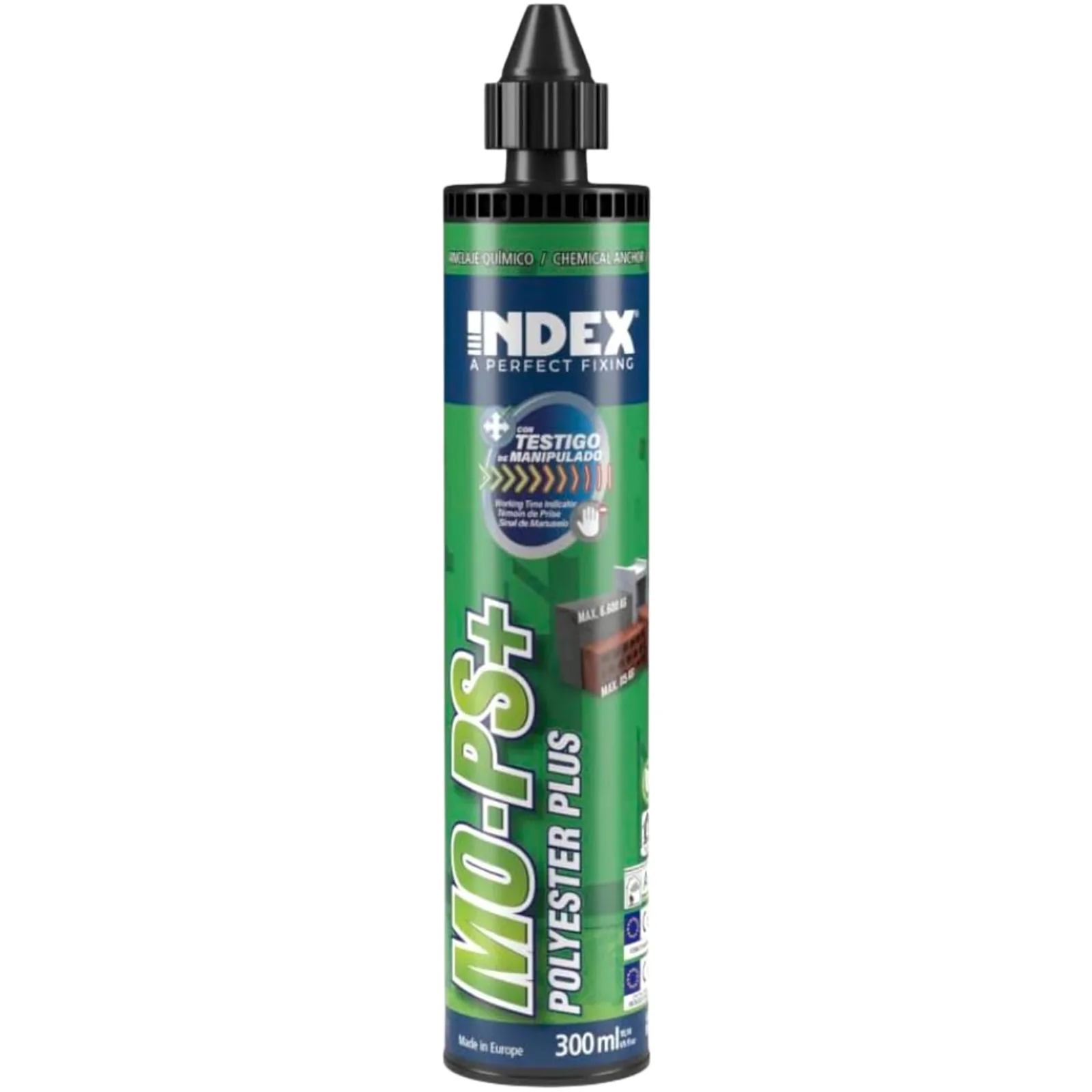 Resina de Polyester sin Estireno para Cargas Medias para Fijaciones en Hormigón no Fisurado y Mampostería / Curado Rápido / Contenido 300ml.