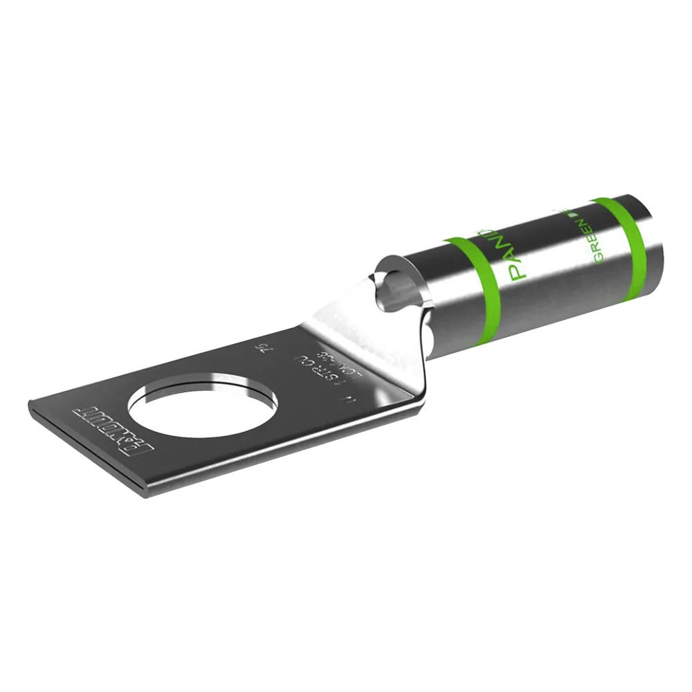 Zapata de compresión LCA1-38-E, para cal. 1 Awg, Barreno para tornillo prisionero de 3/8, 1 Pieza