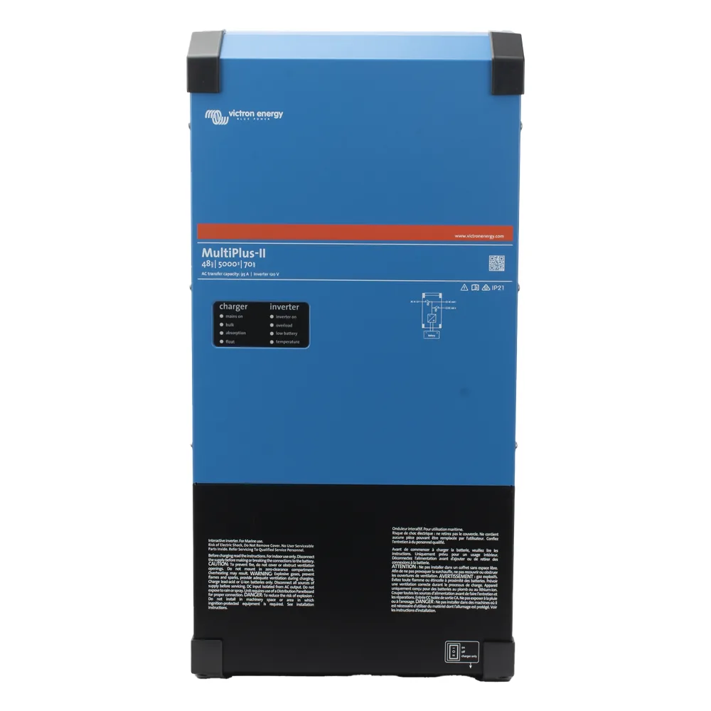 MultiPlus-II 48/5000/70-95 / Inversor Cargador de Onda Pura / Entrada 48 Vcc / Salida 4000 W 120 Vca 60 Hz